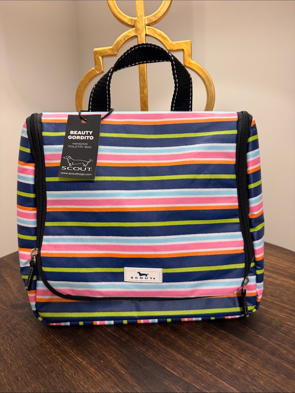Scout Striped Hanging Toiletry Bag - NWT
